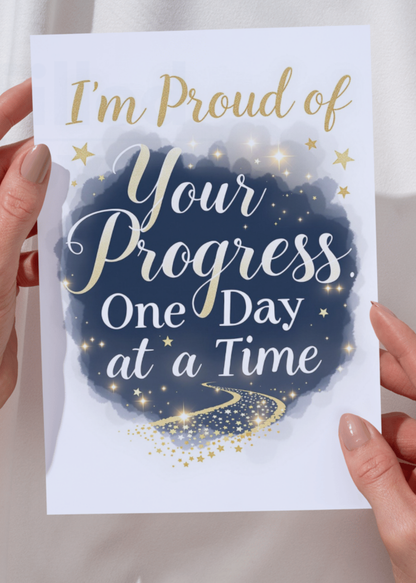 Digital Recovery Card – "I’m Proud of Your Progress"