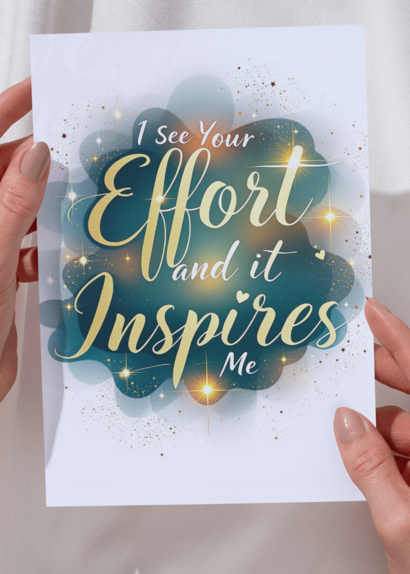 Digital Recovery Card – "I See Your Effort and It Inspires Me"