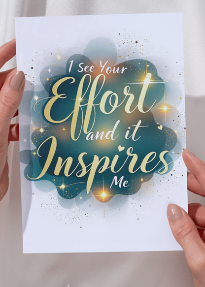 Digital Recovery Card – "I See Your Effort and It Inspires Me"