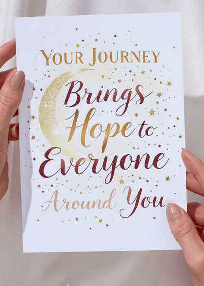 Digital Recovery Card – "Your Journey Brings Hope"