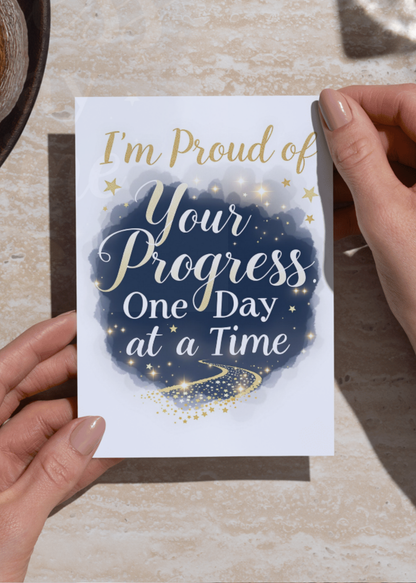 Digital Recovery Card – "I’m Proud of Your Progress"