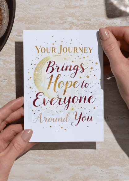 Digital Recovery Card – "Your Journey Brings Hope"