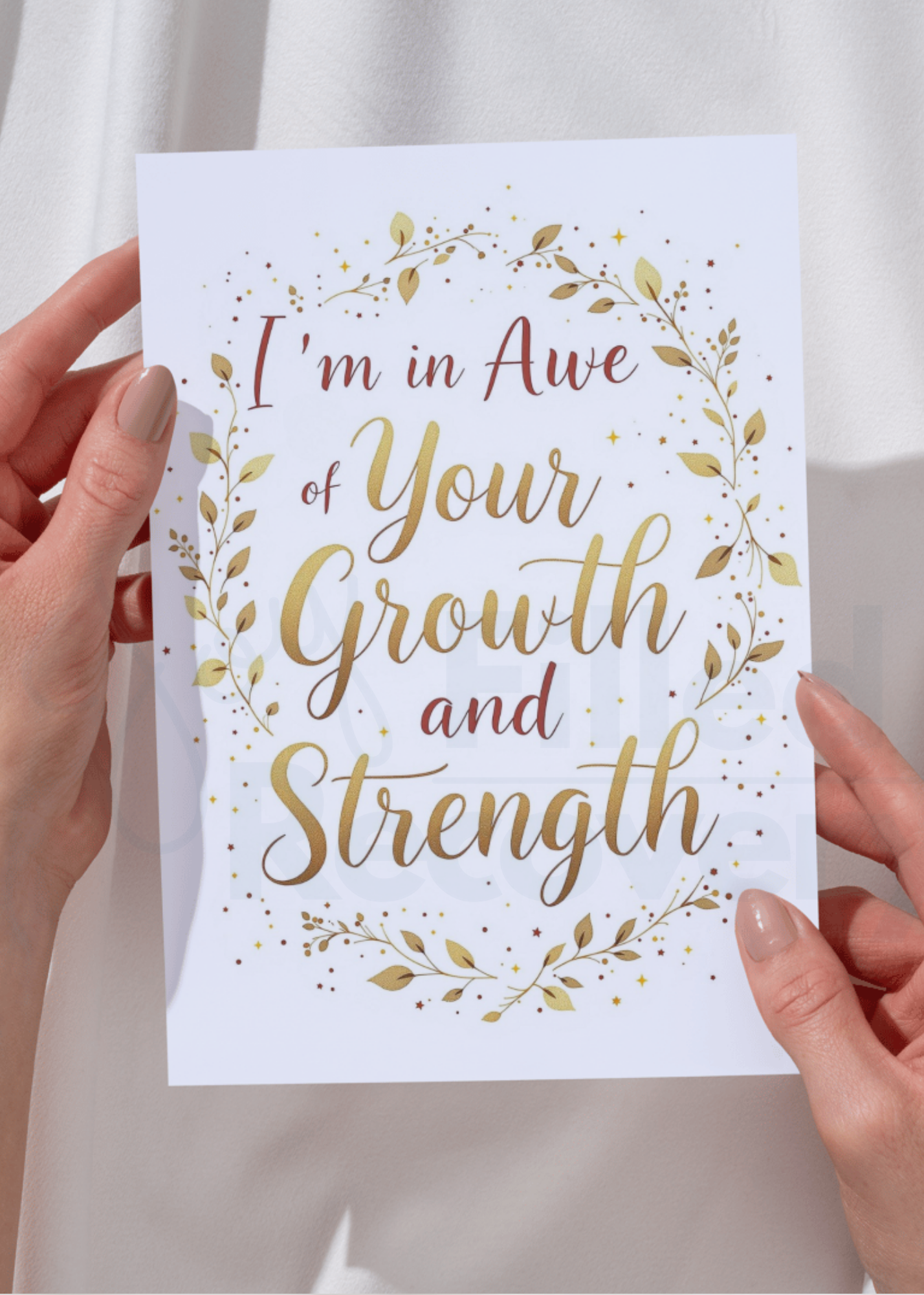 Digital Encouragement Card – "I’m in Awe of Your Growth and Strength"