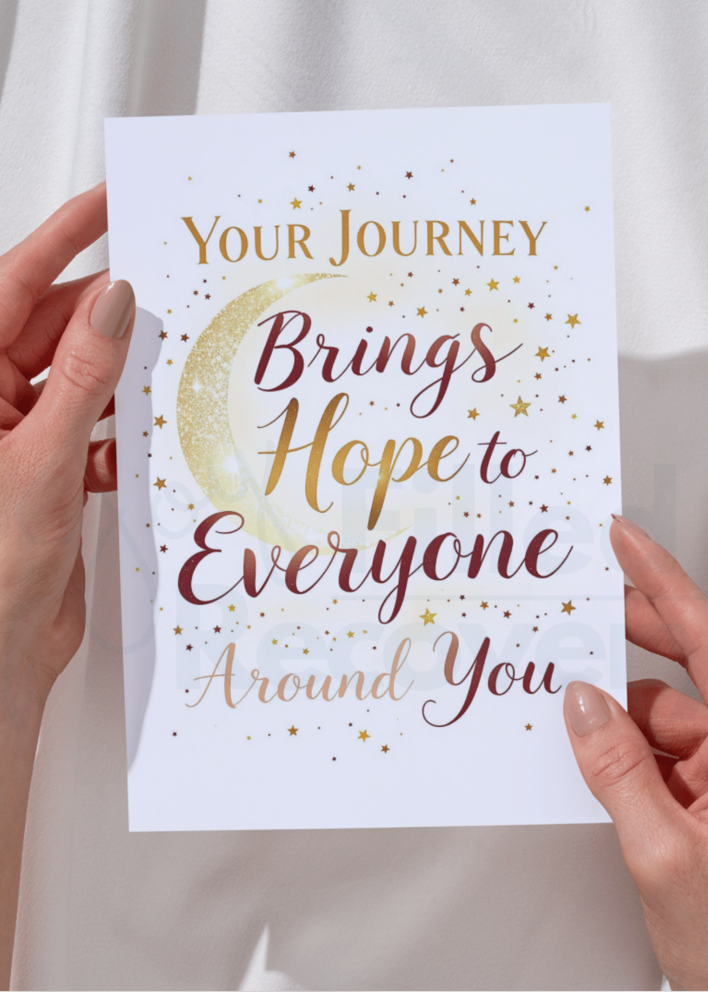 Digital Recovery Card – "Your Journey Brings Hope"