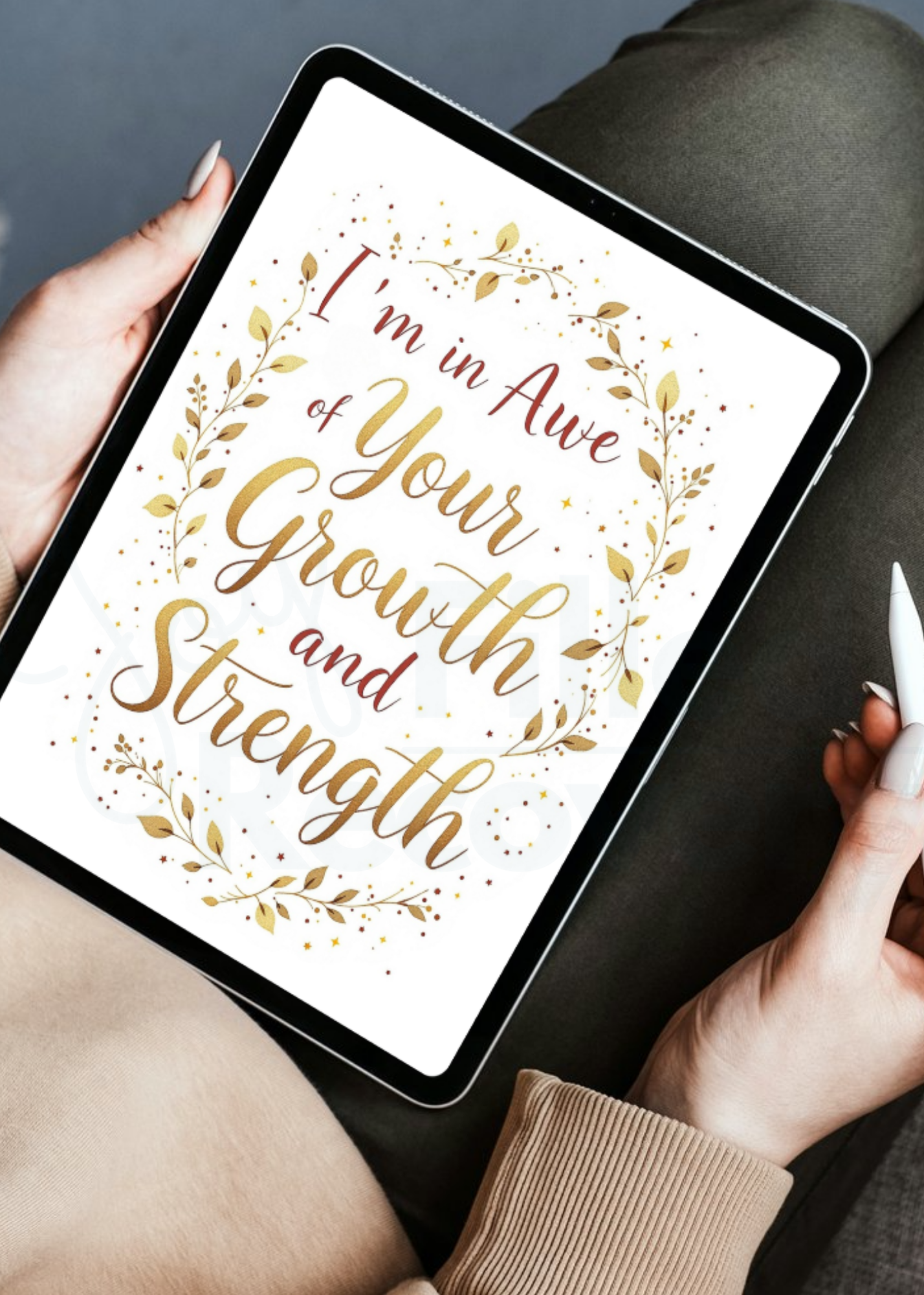 Digital Encouragement Card – "I’m in Awe of Your Growth and Strength"