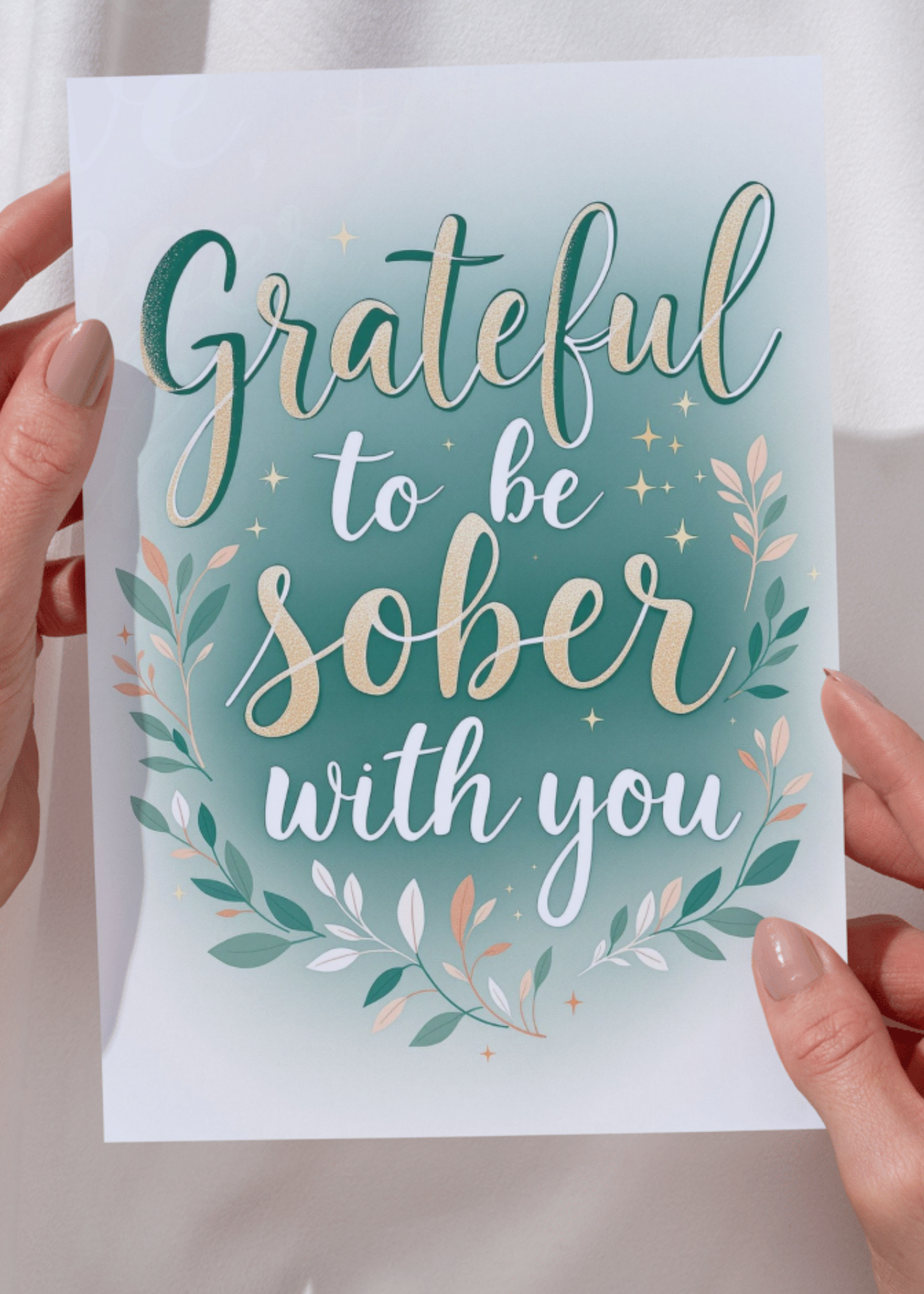 Celebrate Sobriety Together - Digital Download Card