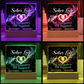 LED Sober Love  - Custom Couple Sobriety Dates