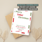 Encouraging Card For Someone In Recovery- Digital Download - Merry Sober Christmas Card