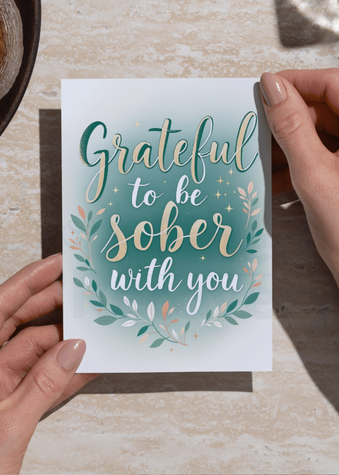 Celebrate Sobriety Together - Digital Download Card