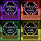 Sobriety A Daily Victory - Personalized LED Square Plaque