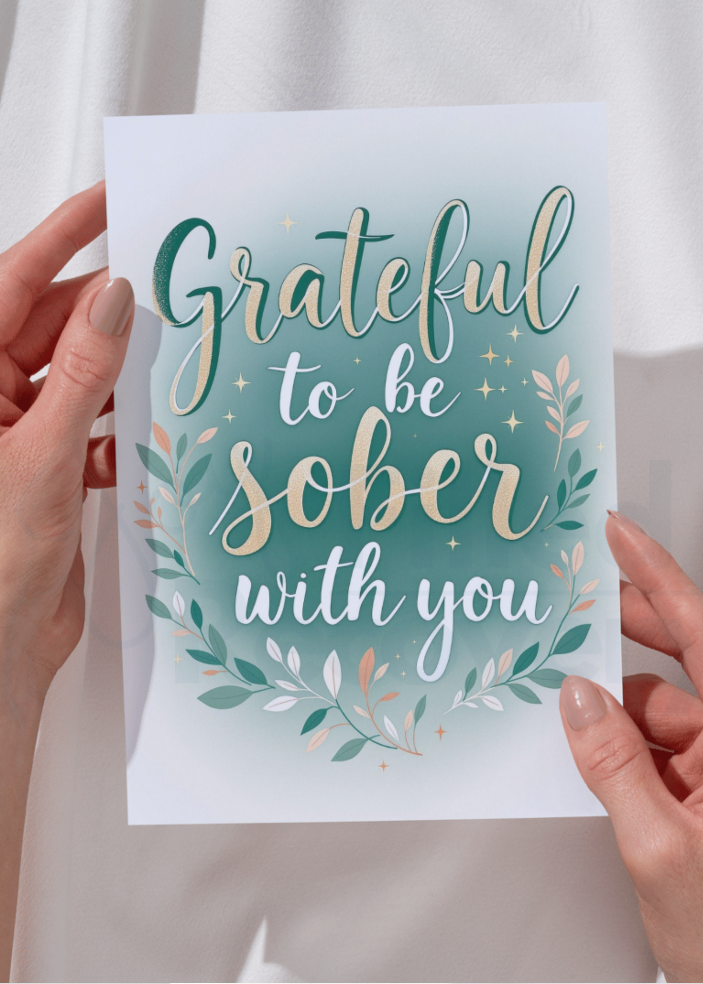 Celebrate Sobriety Together - Digital Download Card