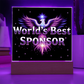 LED World's Best Sponsor Phoenix Plaque