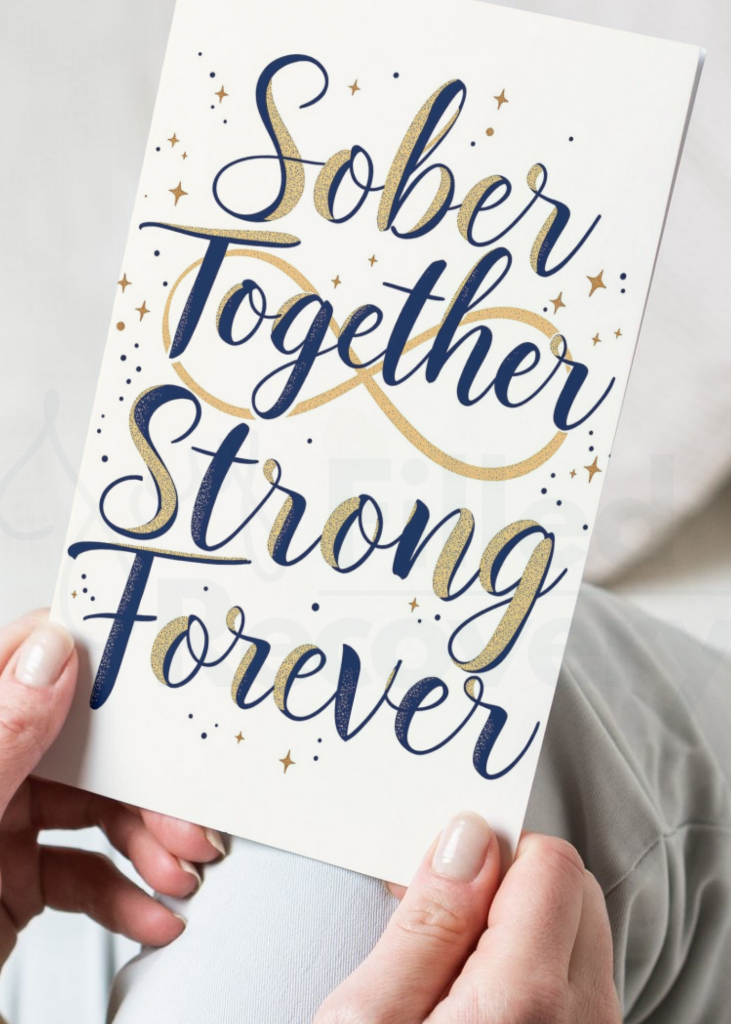 Sober Together, Strong Forever - Digital Download Card