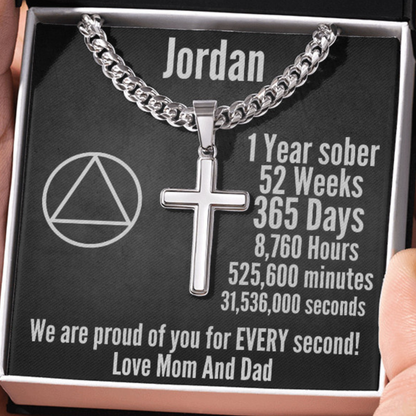 One Year Sober ~ Sobriety Gift for Men