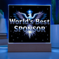 LED World's Best Sponsor Phoenix Plaque