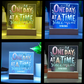 Custom One Day at a Time LED Acrylic Plaque