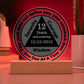 1-50 Year Custom Sobriety Date Plaque - One Day At A Time - LED Sober Birthday Gift