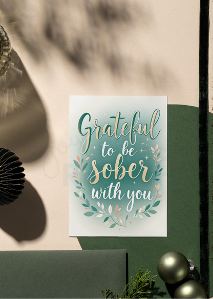 Celebrate Sobriety Together - Digital Download Card