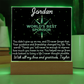 World's Best Sponsor Customized LED Acrylic Plaque