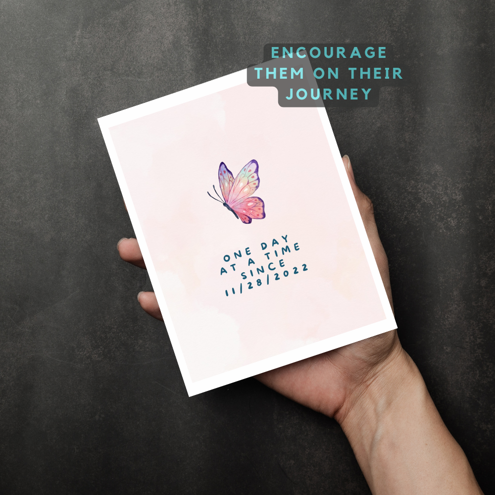 Encouraging Card Or Wall Art Digital Download For Someone In Recovery