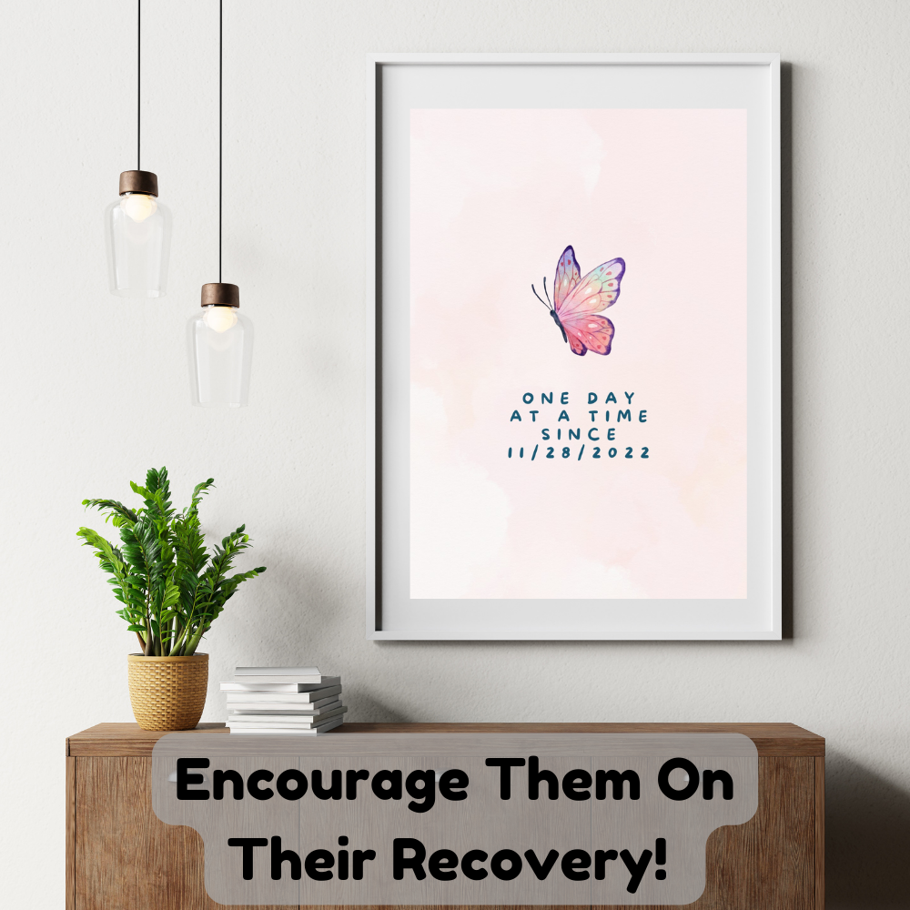 Encouraging Card Or Wall Art Digital Download For Someone In Recovery