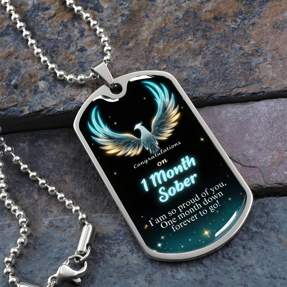 Celebrate Sobriety Milestones with a Custom Dog Tag