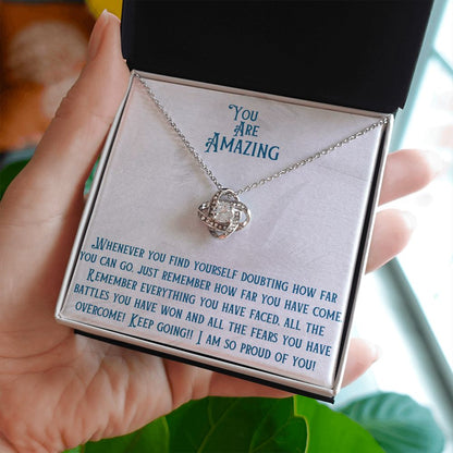 Women's Sobriety Necklace ~ You Are Amazing