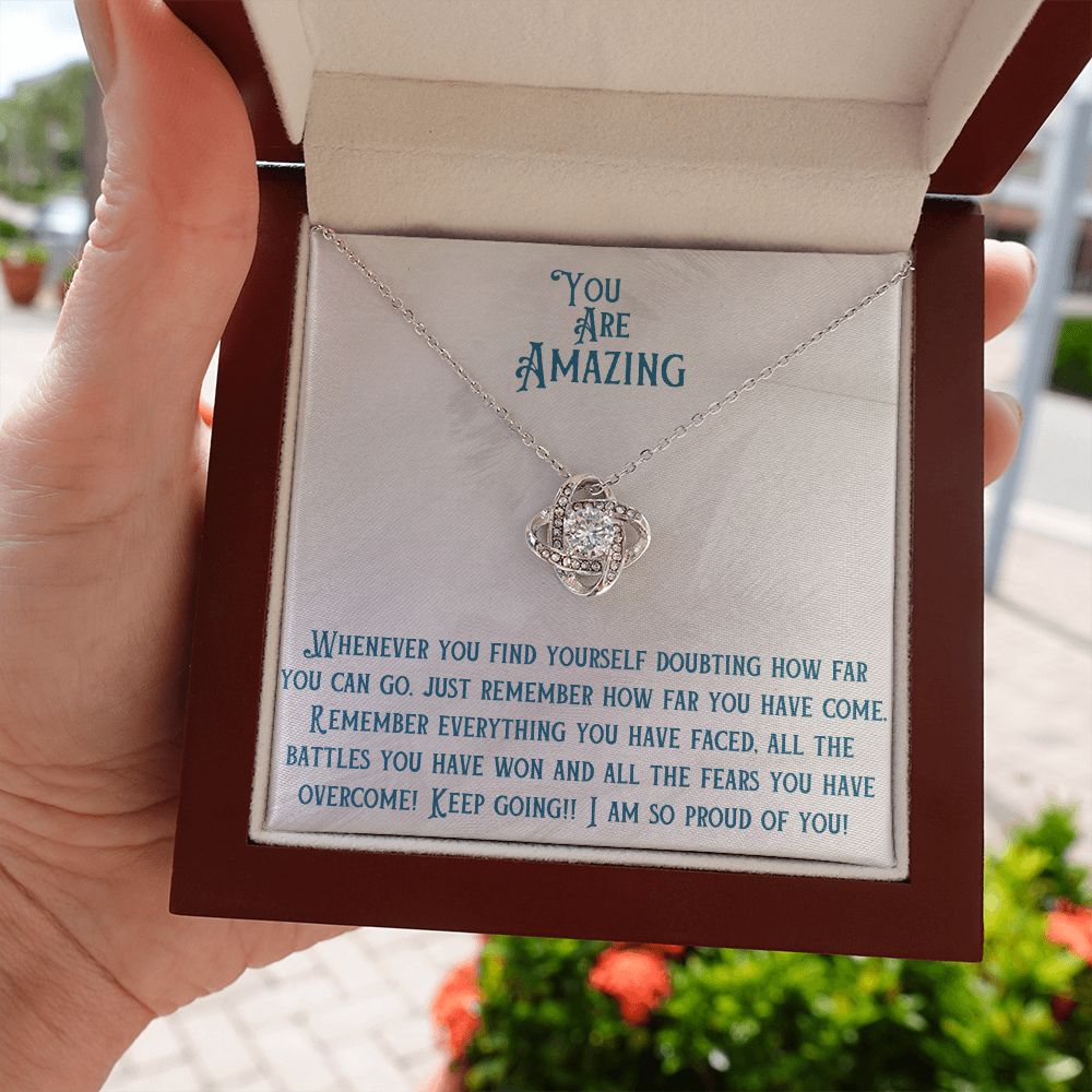 Women's Sobriety Necklace ~ You Are Amazing