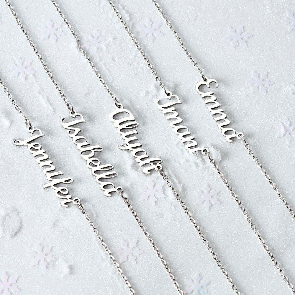 To my Daughter in Recovery ~ Made For Your Name Necklace