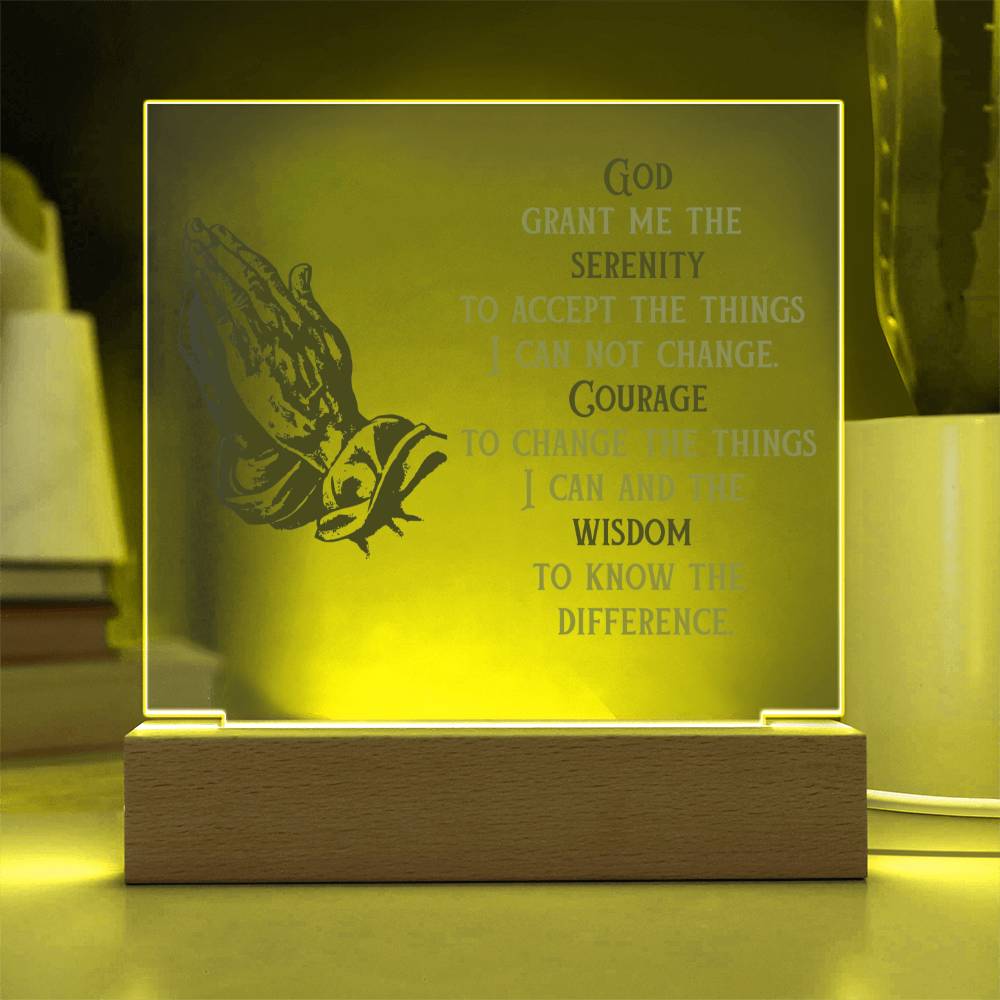 Celebrate Recovery with a Strength-Inspired LED Plaque