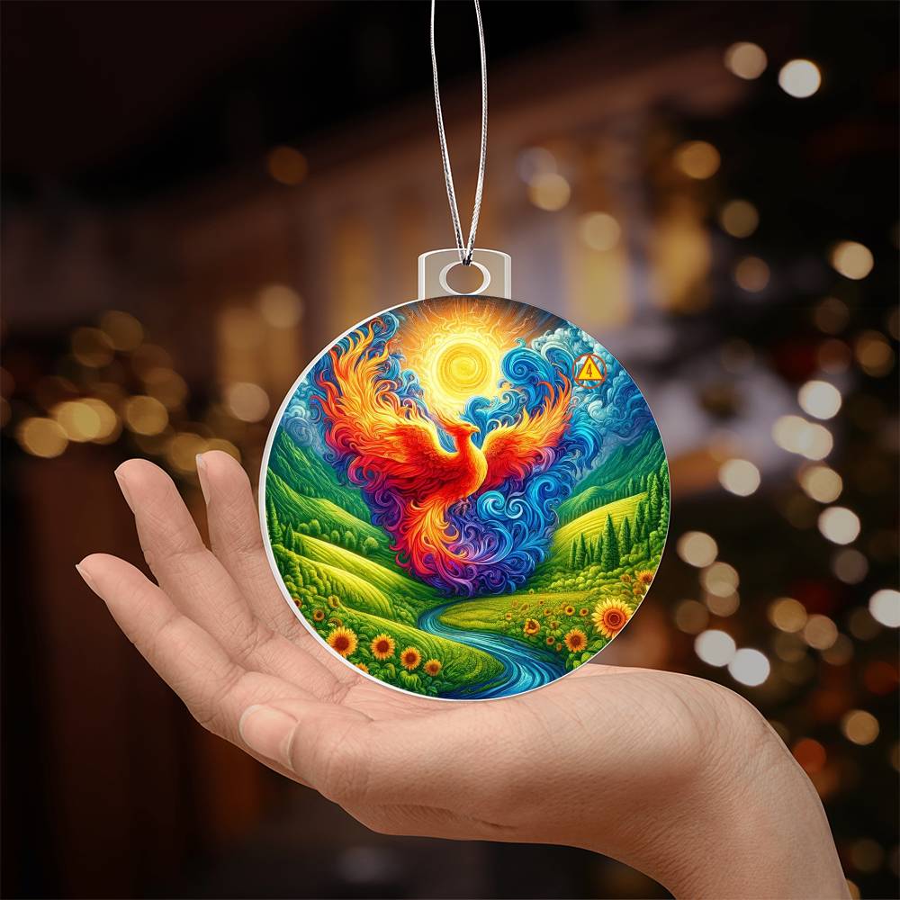 1-40 Years Custom Phoenix Sobriety Ornament – Celebrate their strength in Recovery | Customizable Year