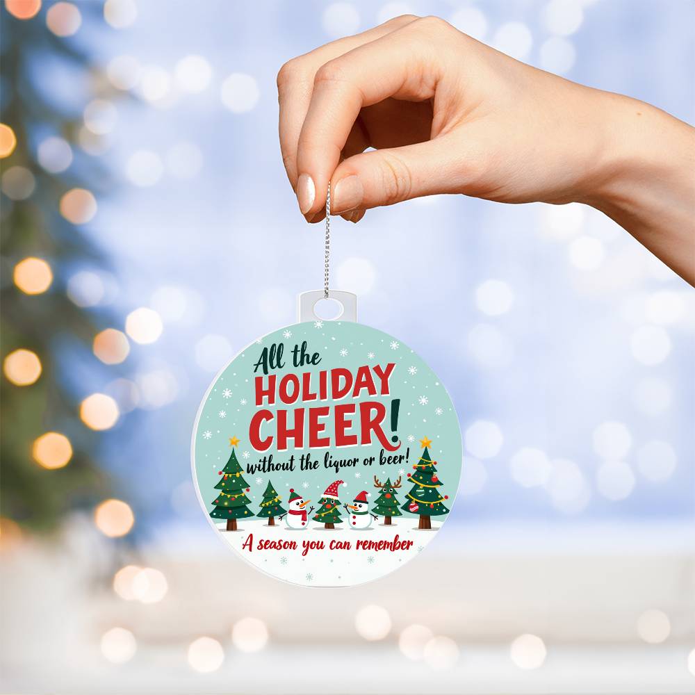 Recovery Christmas Ornament – Celebrating a Sober Holiday