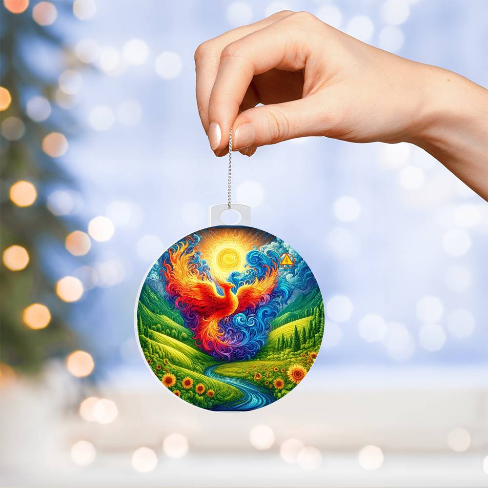 1-40 Years Custom Phoenix Sobriety Ornament – Celebrate their strength in Recovery | Customizable Year