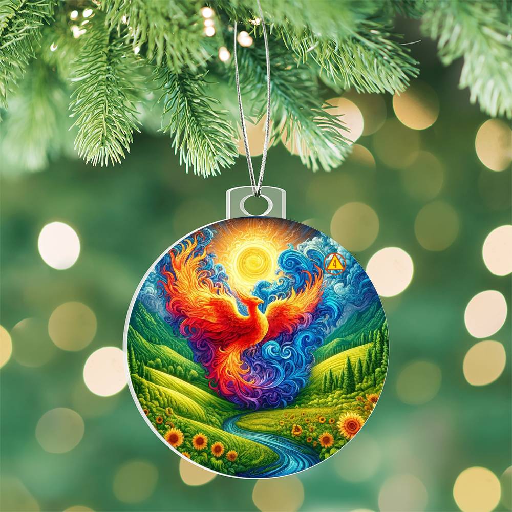 1-40 Years Custom Phoenix Sobriety Ornament – Celebrate their strength in Recovery | Customizable Year