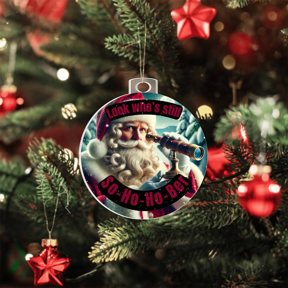 So-Ho-Ho-Ber Santa Ornament – Celebrating Continued Sobriety Milestones