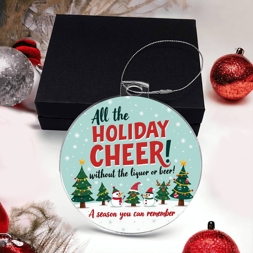 Recovery Christmas Ornament – Celebrating a Sober Holiday