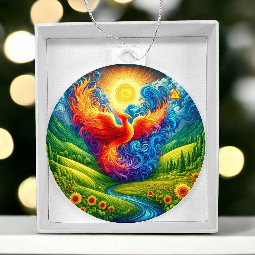 1-40 Years Custom Phoenix Sobriety Ornament – Celebrate their strength in Recovery | Customizable Year