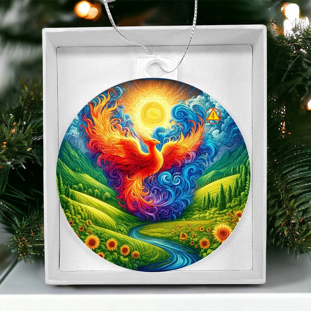 1-40 Years Custom Phoenix Sobriety Ornament – Celebrate their strength in Recovery | Customizable Year