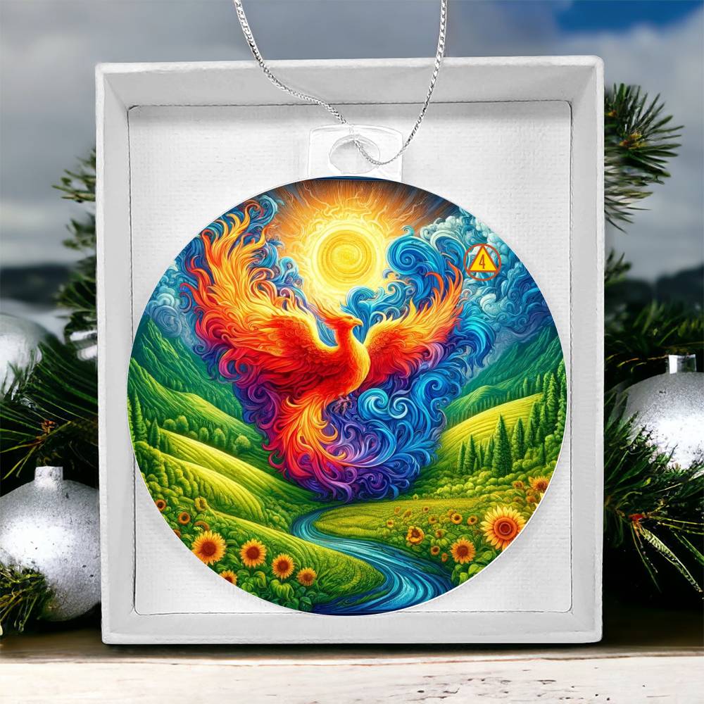 1-40 Years Custom Phoenix Sobriety Ornament – Celebrate their strength in Recovery | Customizable Year