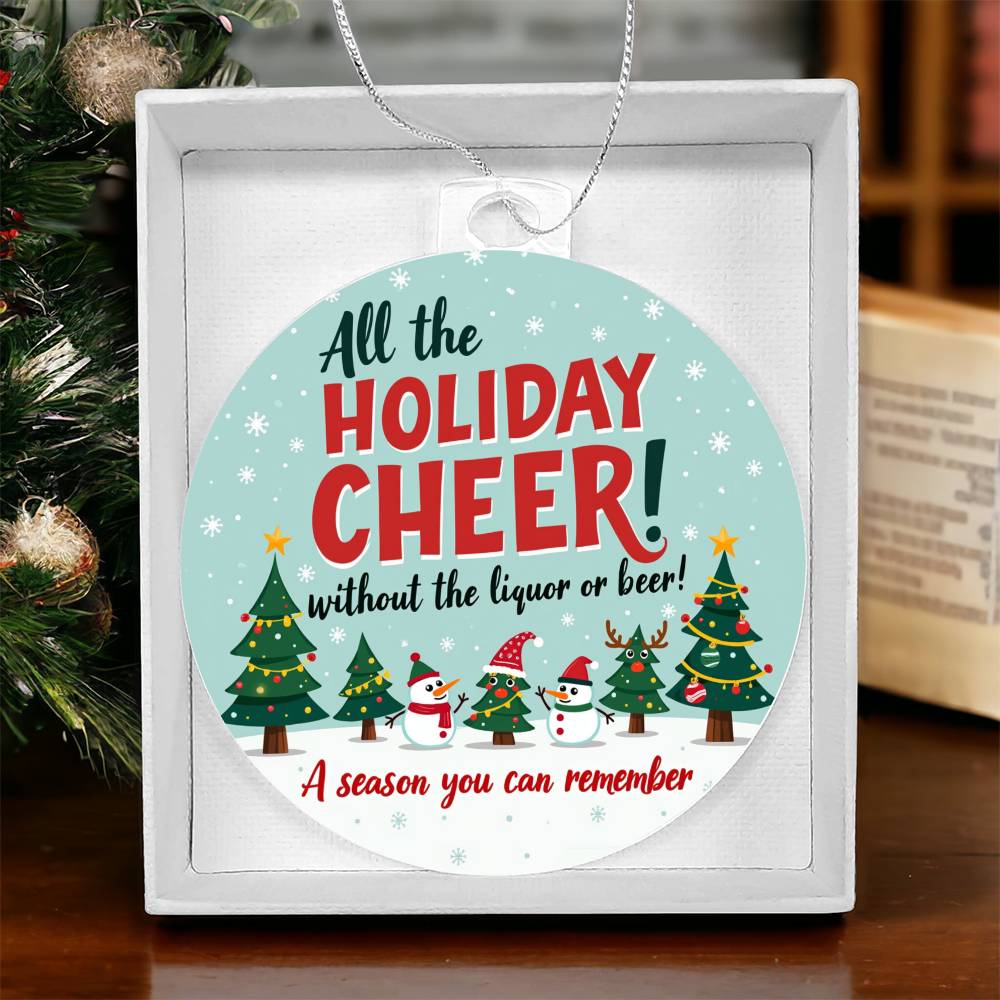 Recovery Christmas Ornament – Celebrating a Sober Holiday