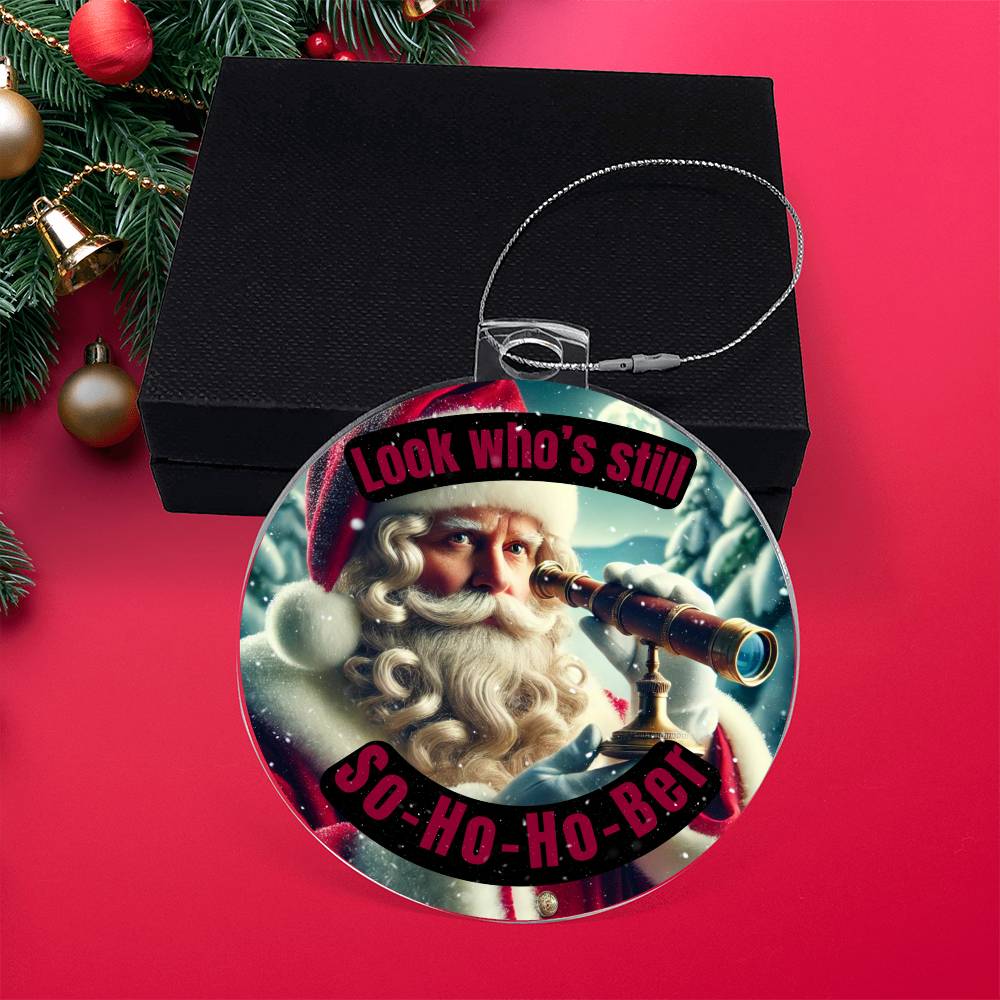 So-Ho-Ho-Ber Santa Ornament – Celebrating Continued Sobriety Milestones