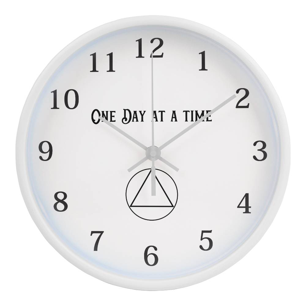 One Day At A Time Recovery Wall Clock