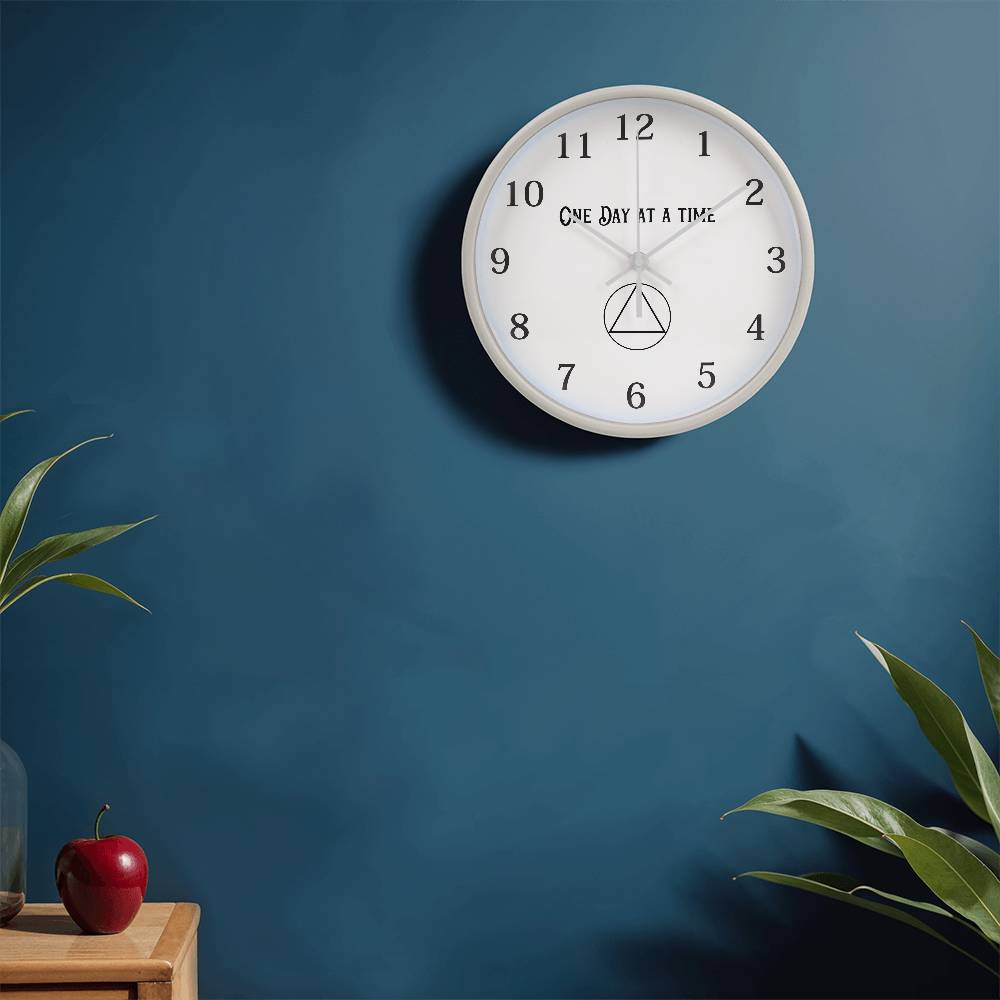 One Day At A Time Recovery Wall Clock