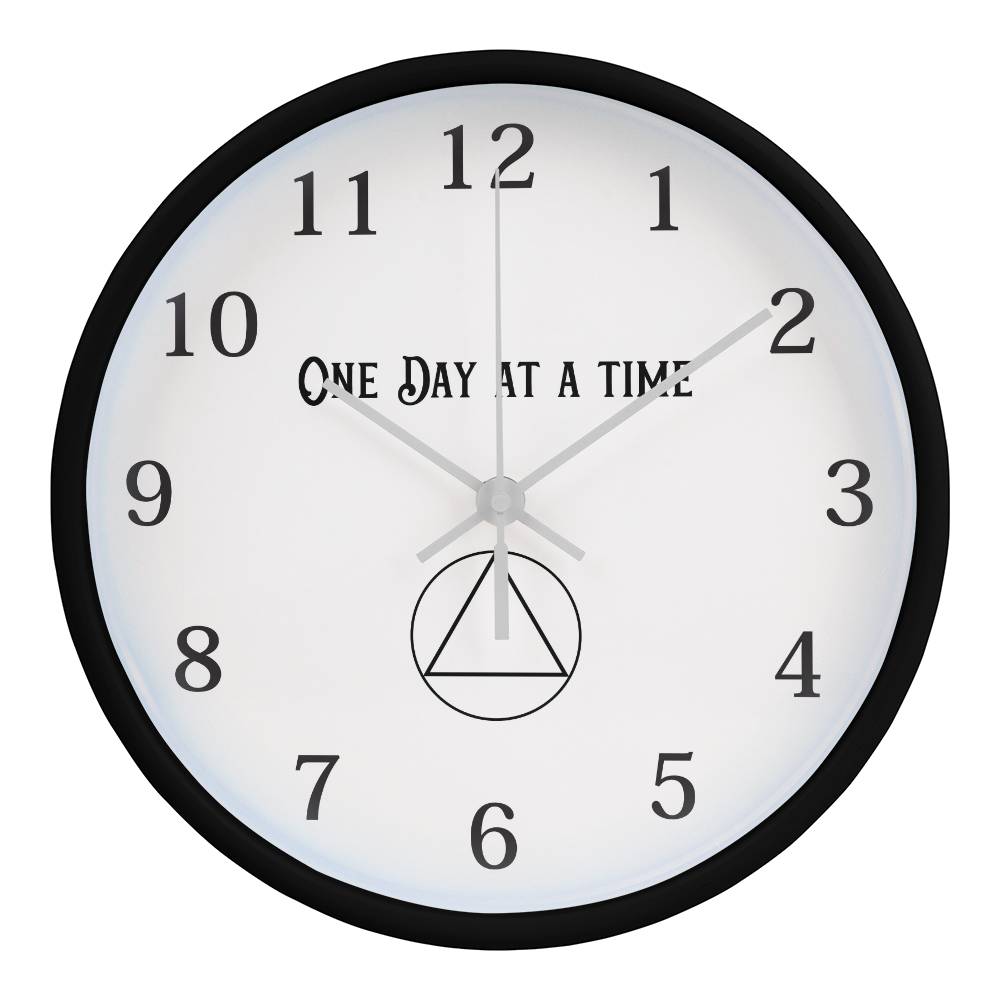 One Day At A Time Recovery Wall Clock