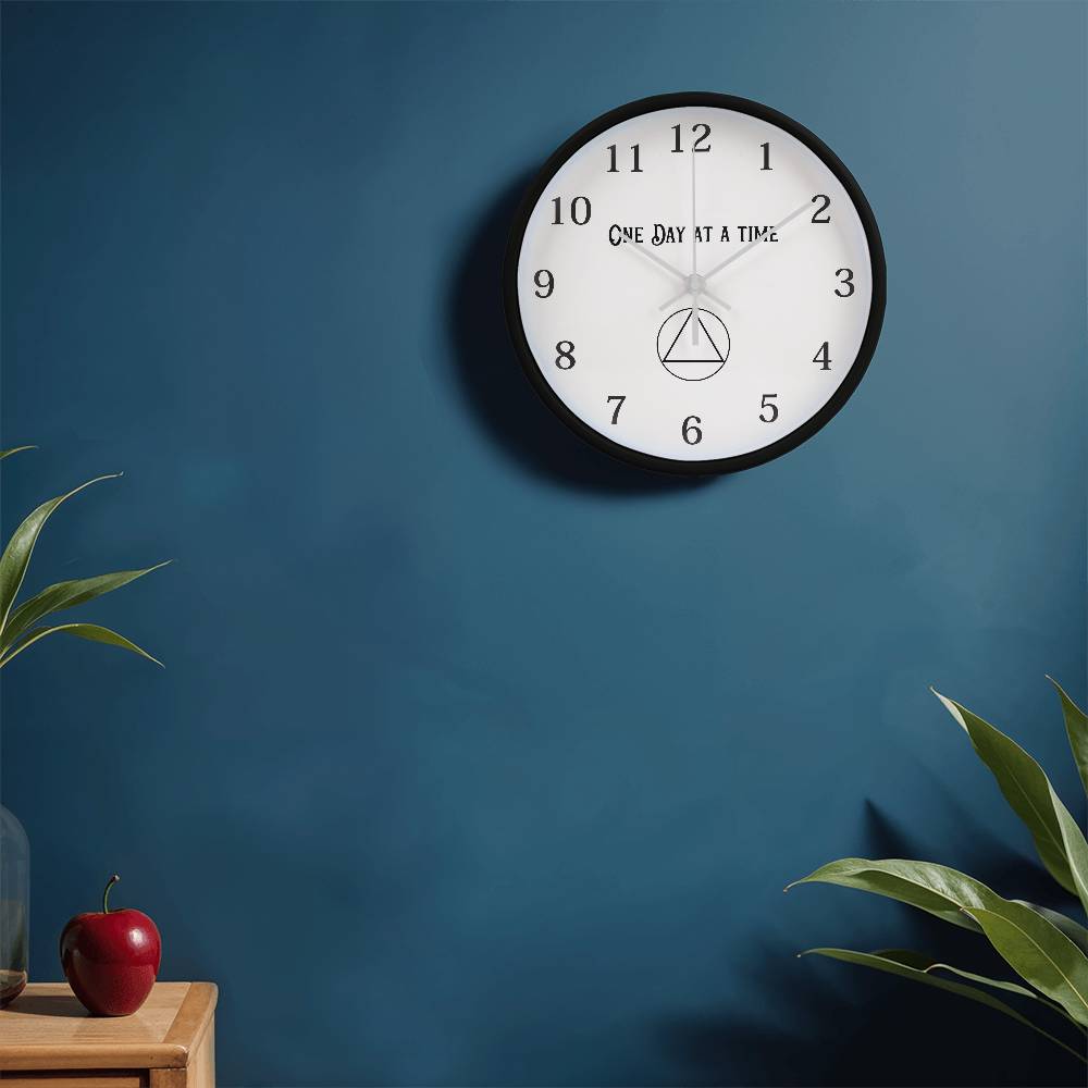 One Day At A Time Recovery Wall Clock