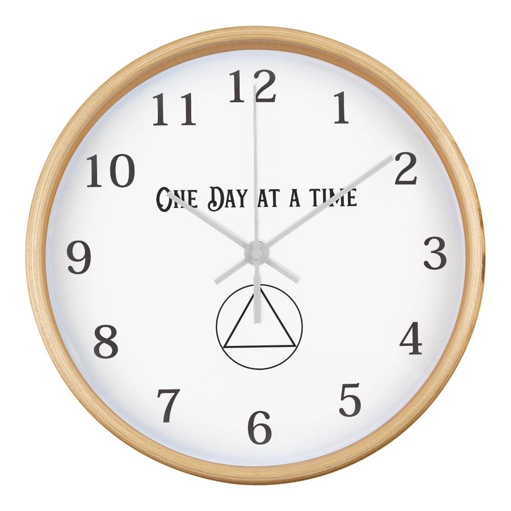 One Day At A Time Recovery Wall Clock