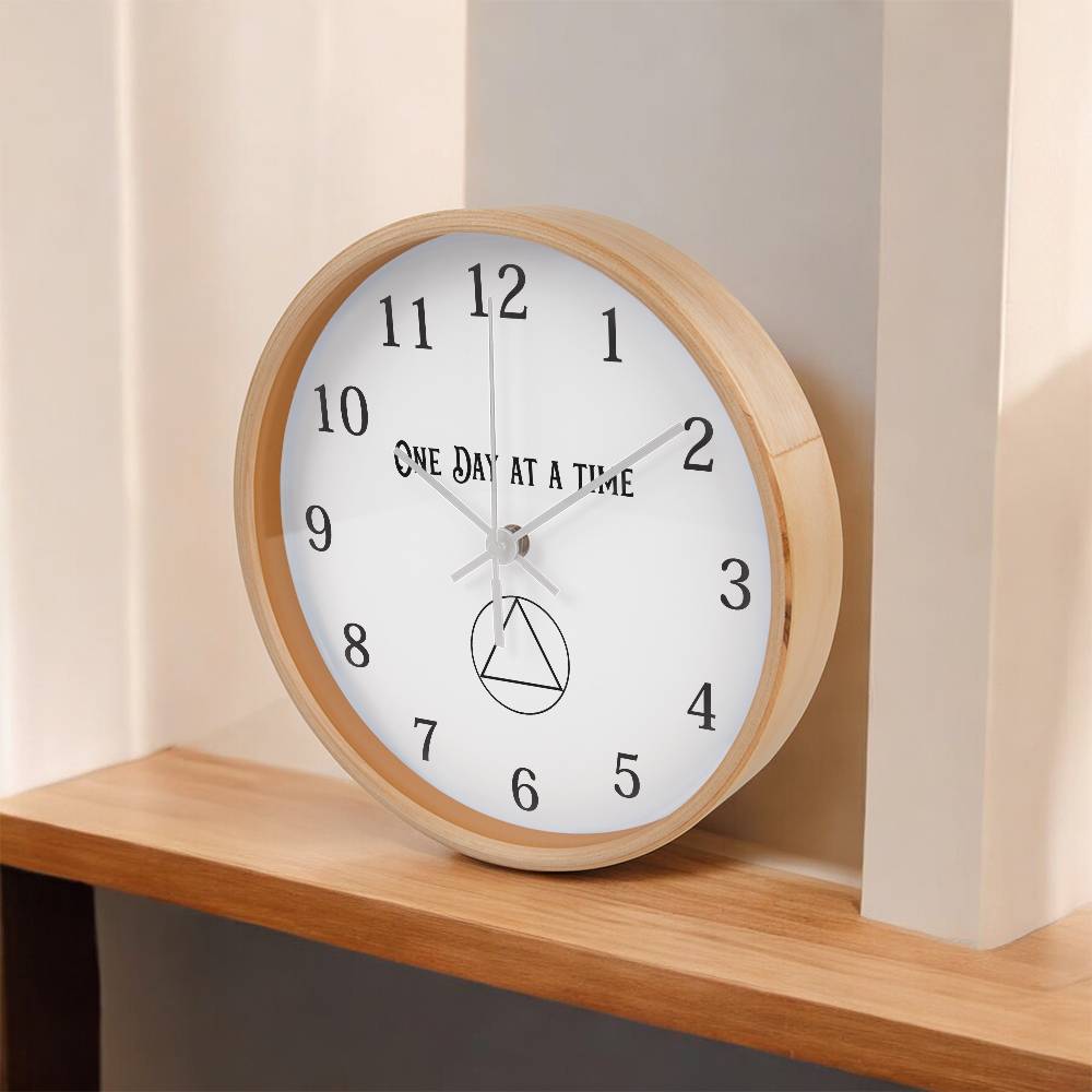 One Day At A Time Recovery Wall Clock