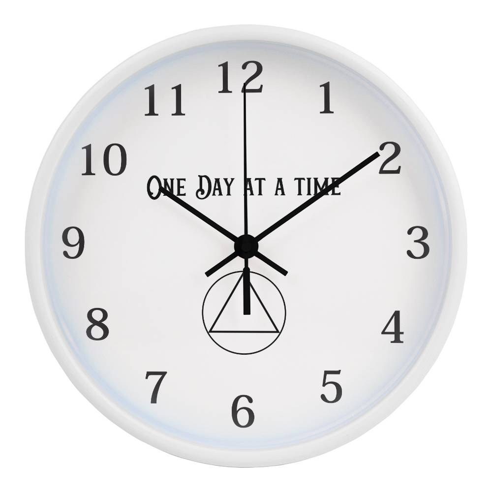 One Day At A Time Recovery Wall Clock