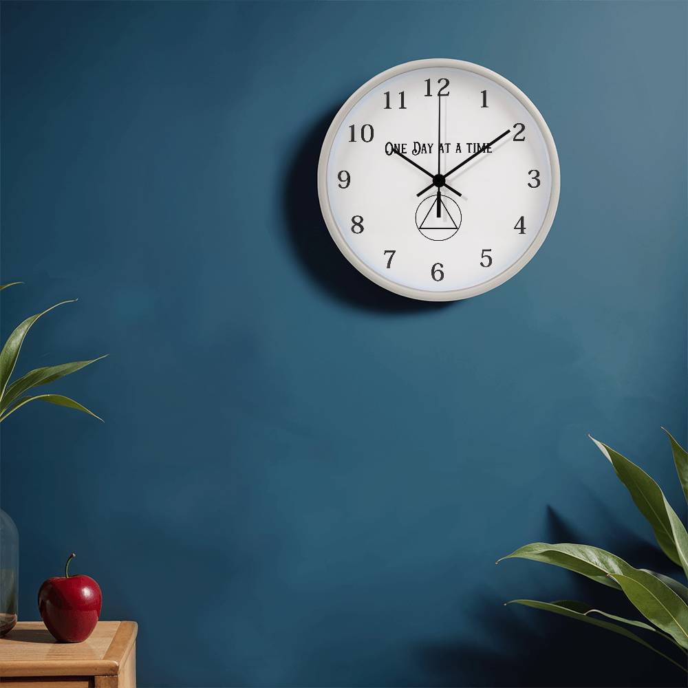 One Day At A Time Recovery Wall Clock