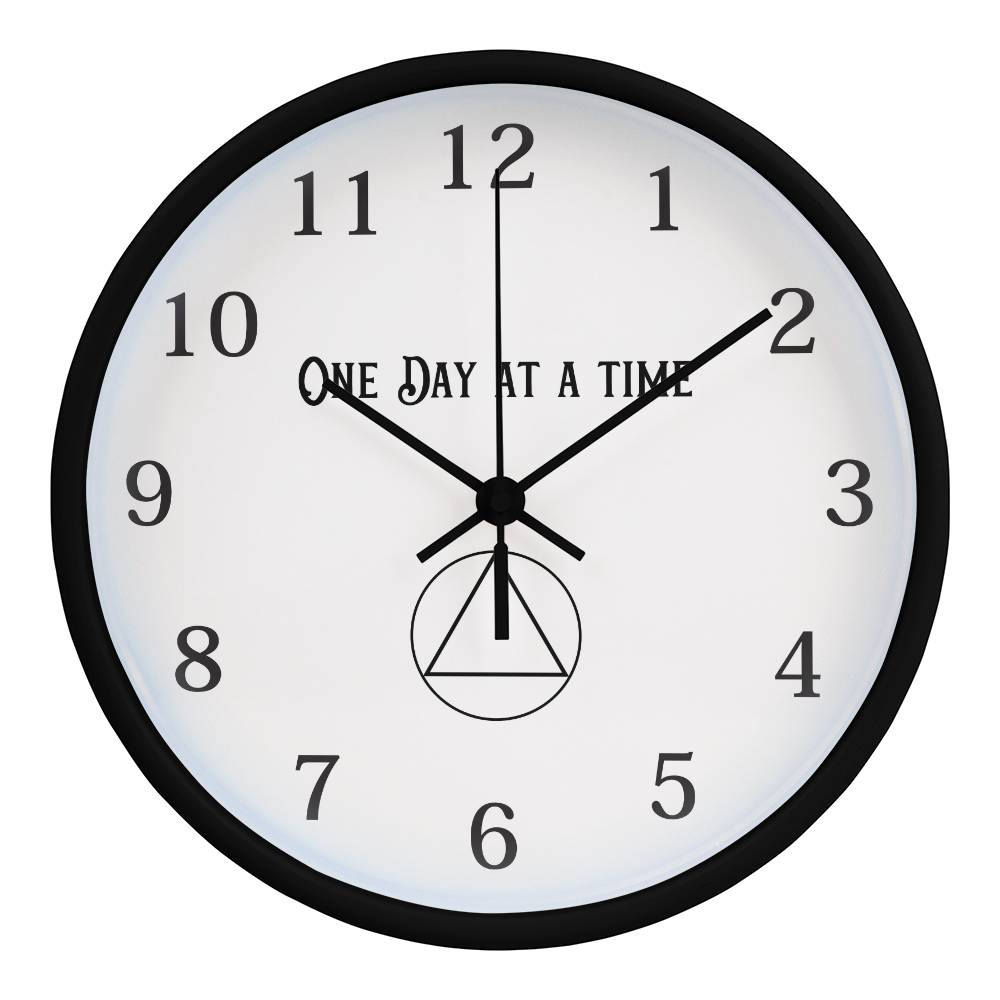 One Day At A Time Recovery Wall Clock